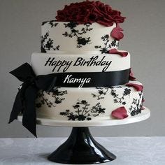 Birthday Cake With Names And Photo Kanpur Cakes Medium