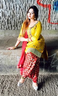 party wear punjabi salwar suit