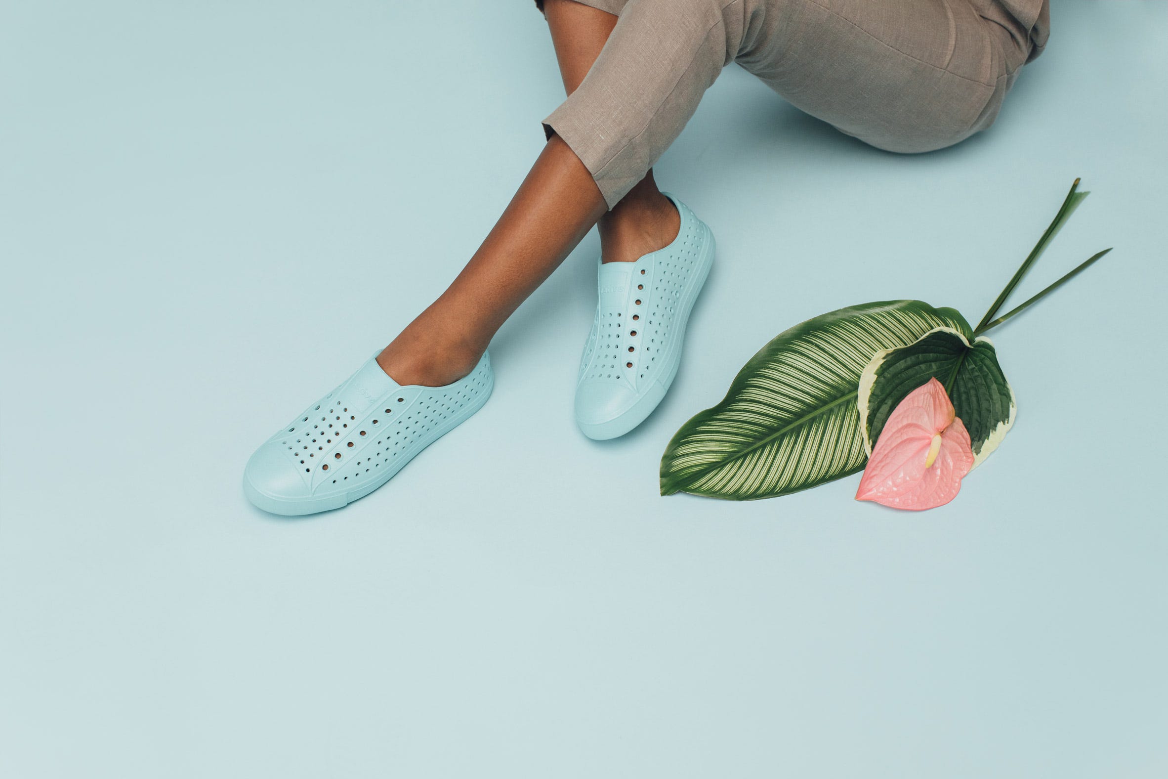 Sneakers made from Algae by Native Shoes Age of Awareness