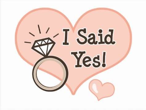 Ongebruikt I said YES!!! - michelle roberts - Medium LN-54