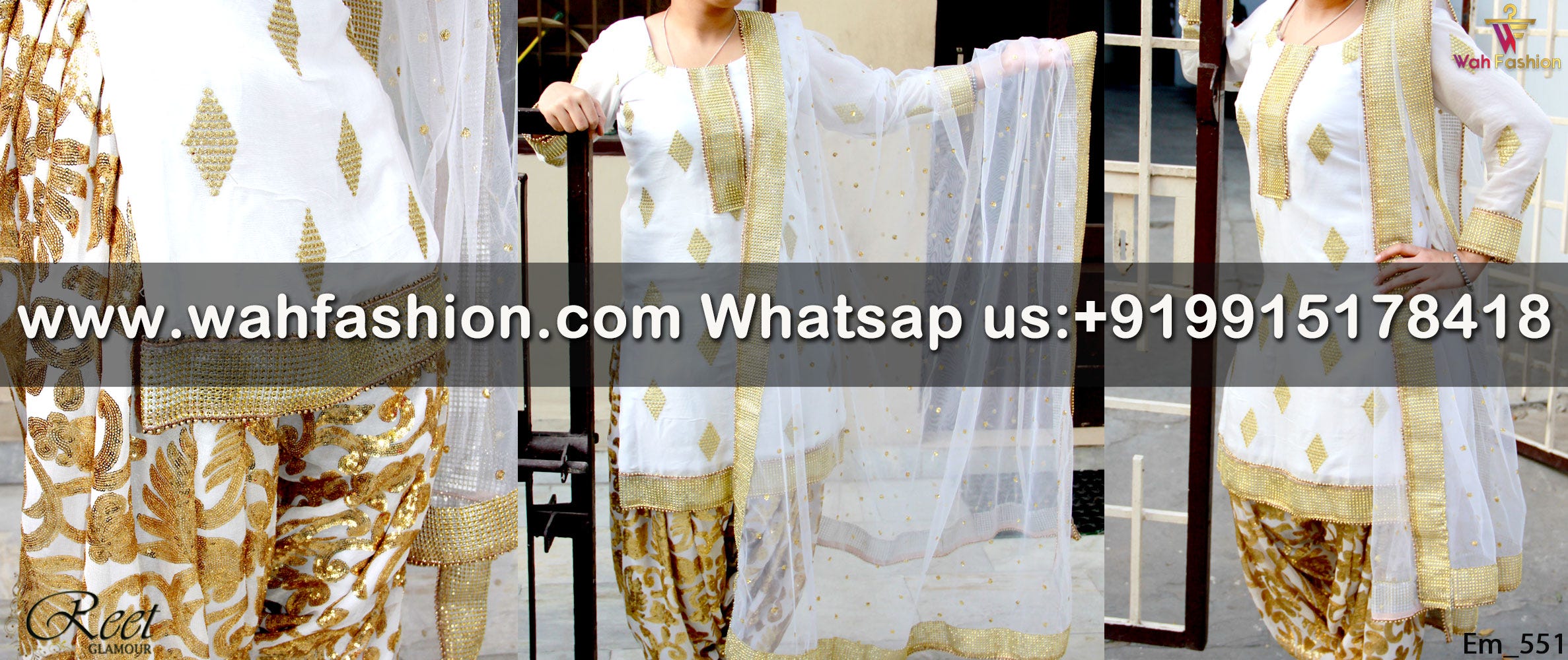 white punjabi suit combination