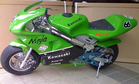 mini ninja moto | mini ninja pocket bike by gas powered |