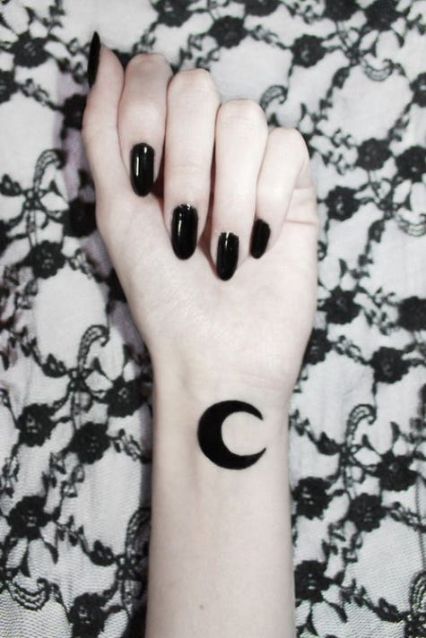 This Is Why Gothic Crescent Moon Tattoo Is So Famous Gothic Crescent Moon Tattoo By Khatarine Medium