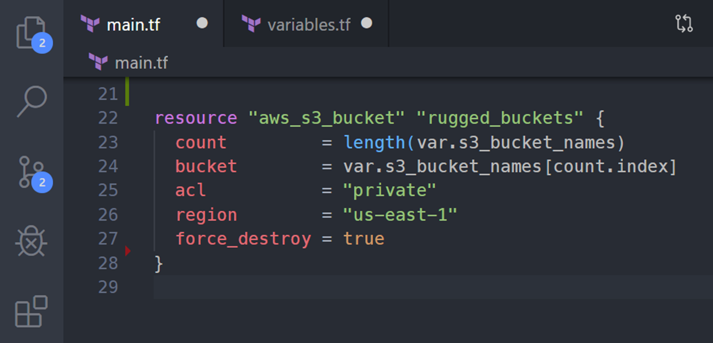 Terraform tips How to create multiple AWS s3 buckets with a single