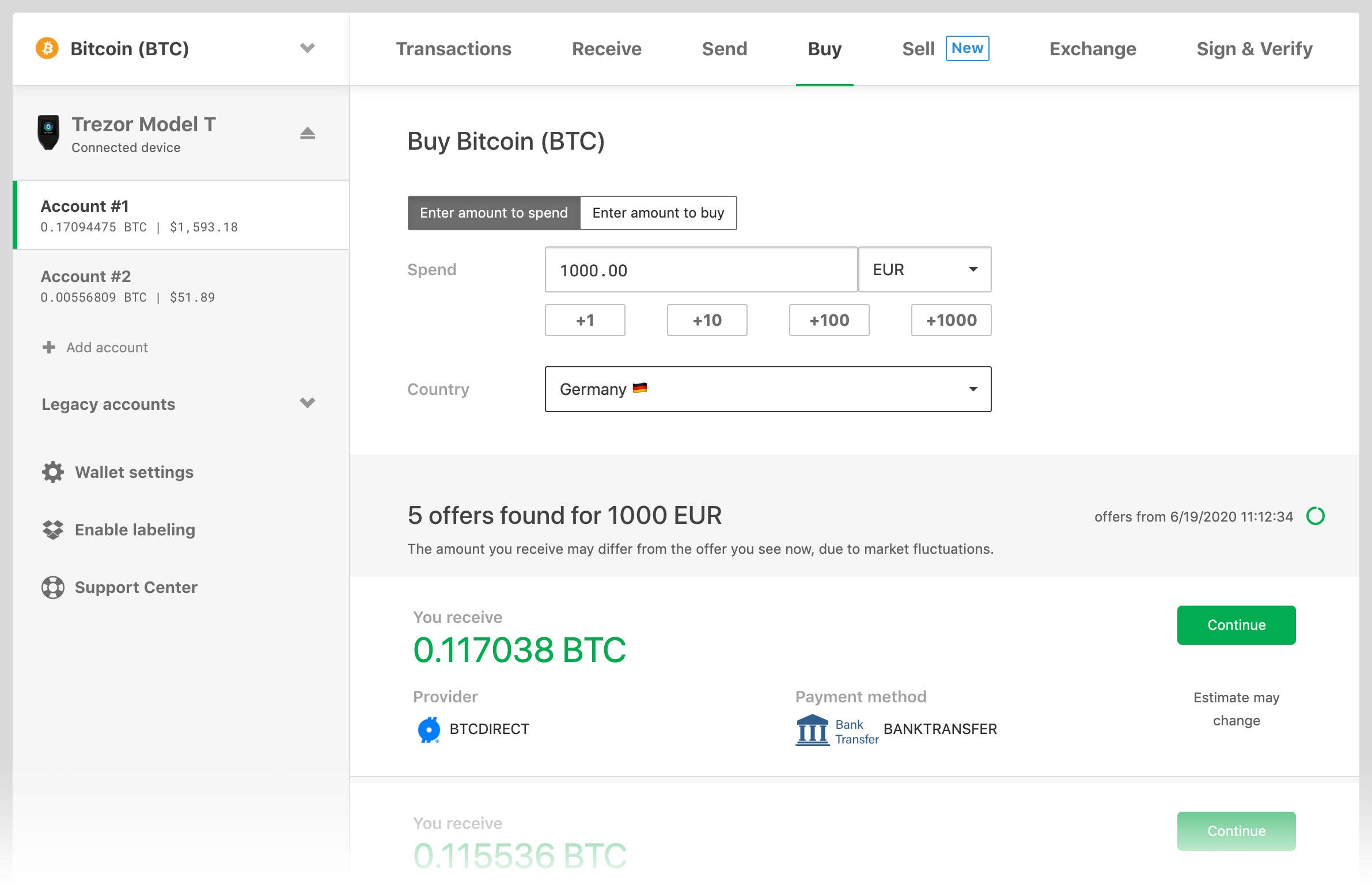 btcdirect status open