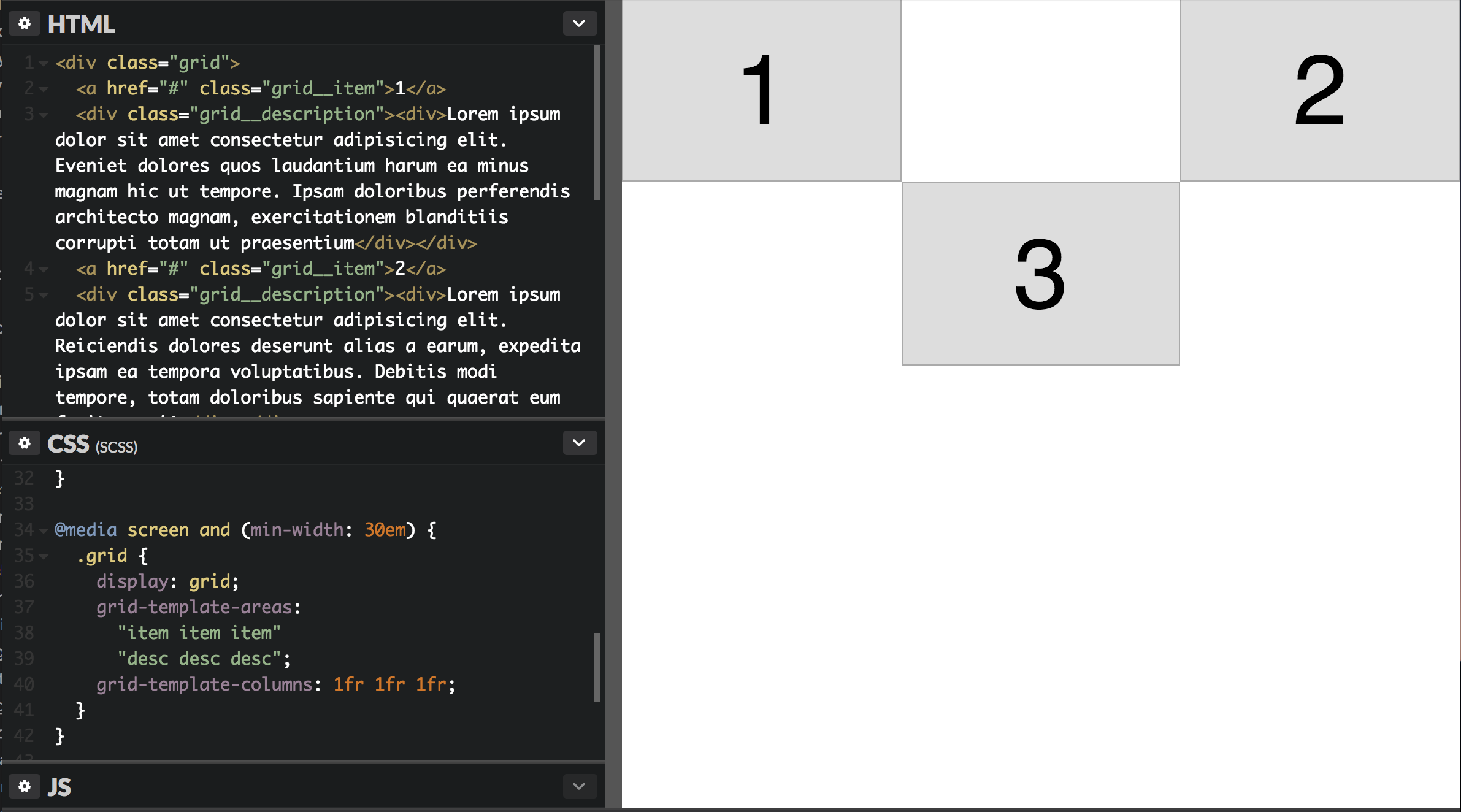 CSS only accordion grid Javier Villanueva Medium