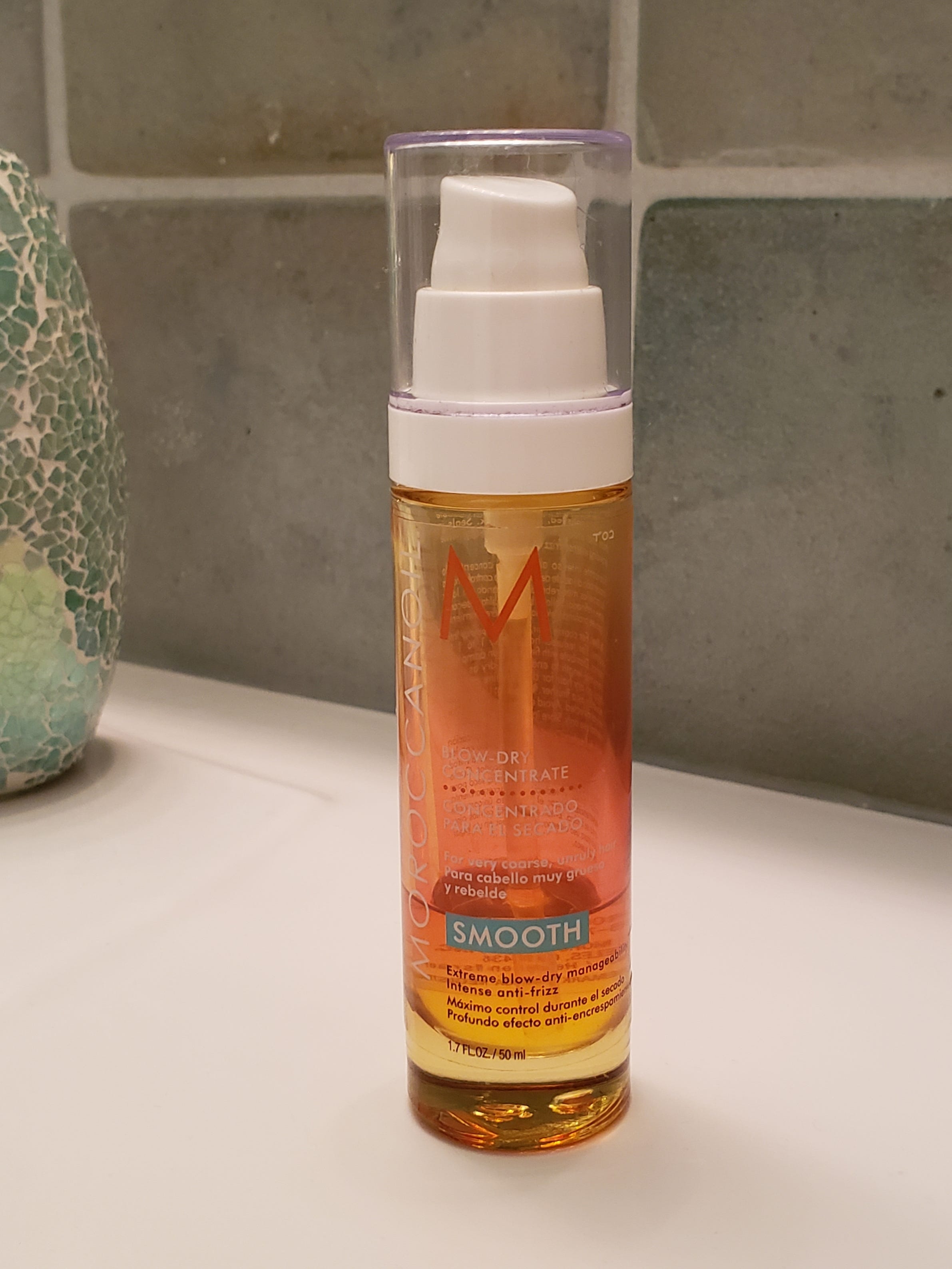 moroccan oil blow dry