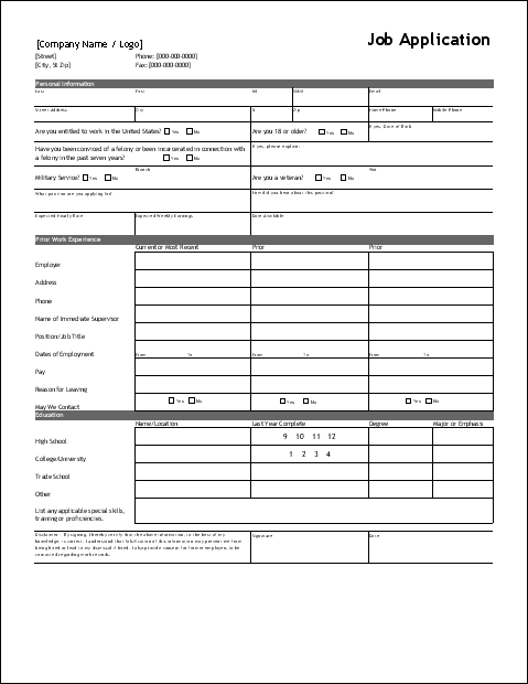 blank job application templates download free forms samples by nikita selmenskih medium