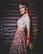 Off shoulder blouse and Mehroon lehnga
