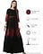 Printed Cotton Black Kurta with fixed glitter print crafted in round neck.