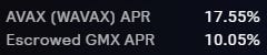 AVAX GLP APR composition chart