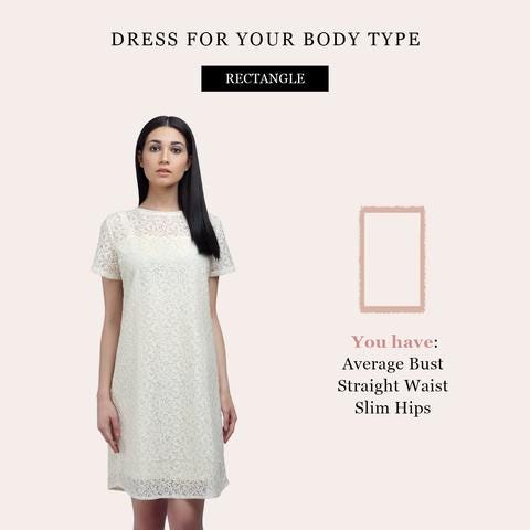 dresses for rectangle body shape