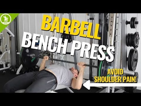Barbell Bench Press For Beginners Bench Press For Bad Shoulders