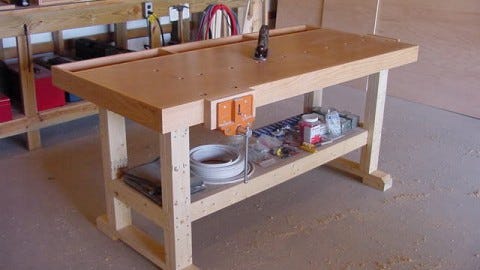 Building A Simple Work Bench Woodwork Family Medium