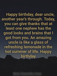 Featured image of post Birthday Message For Niece From Uncle - Have a grand birthday sweetheart;