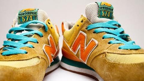 new balance 100 orange