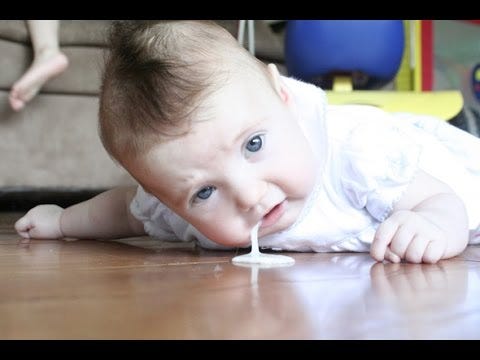 Acid reflux disease from babies