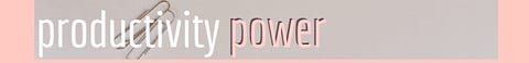 Productivity Power