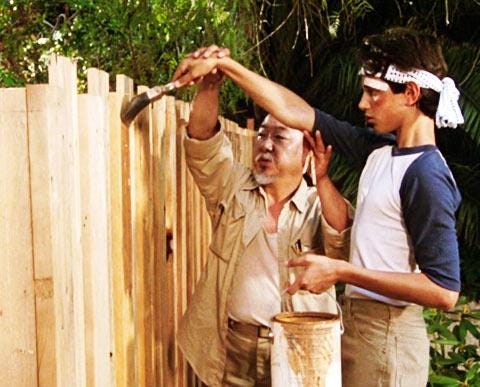 karate kid quotes paint the fence