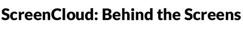 ScreenCloud Journey