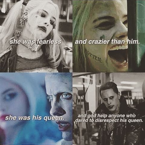 Meme History She Was His Queen Suicide Squad Did A Lot Of Things It By Stephanie Cohen Medium
