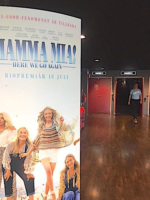 Seeing “Mamma Mia! Here We Go Again” in Sweden | by The Couch Tamale |  Medium