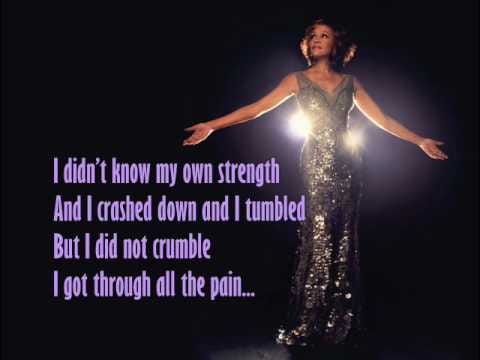 I Didn't Know My Own Strength. I Love Whitney Houston's Song "I… | By Treadmill Treats | Medium