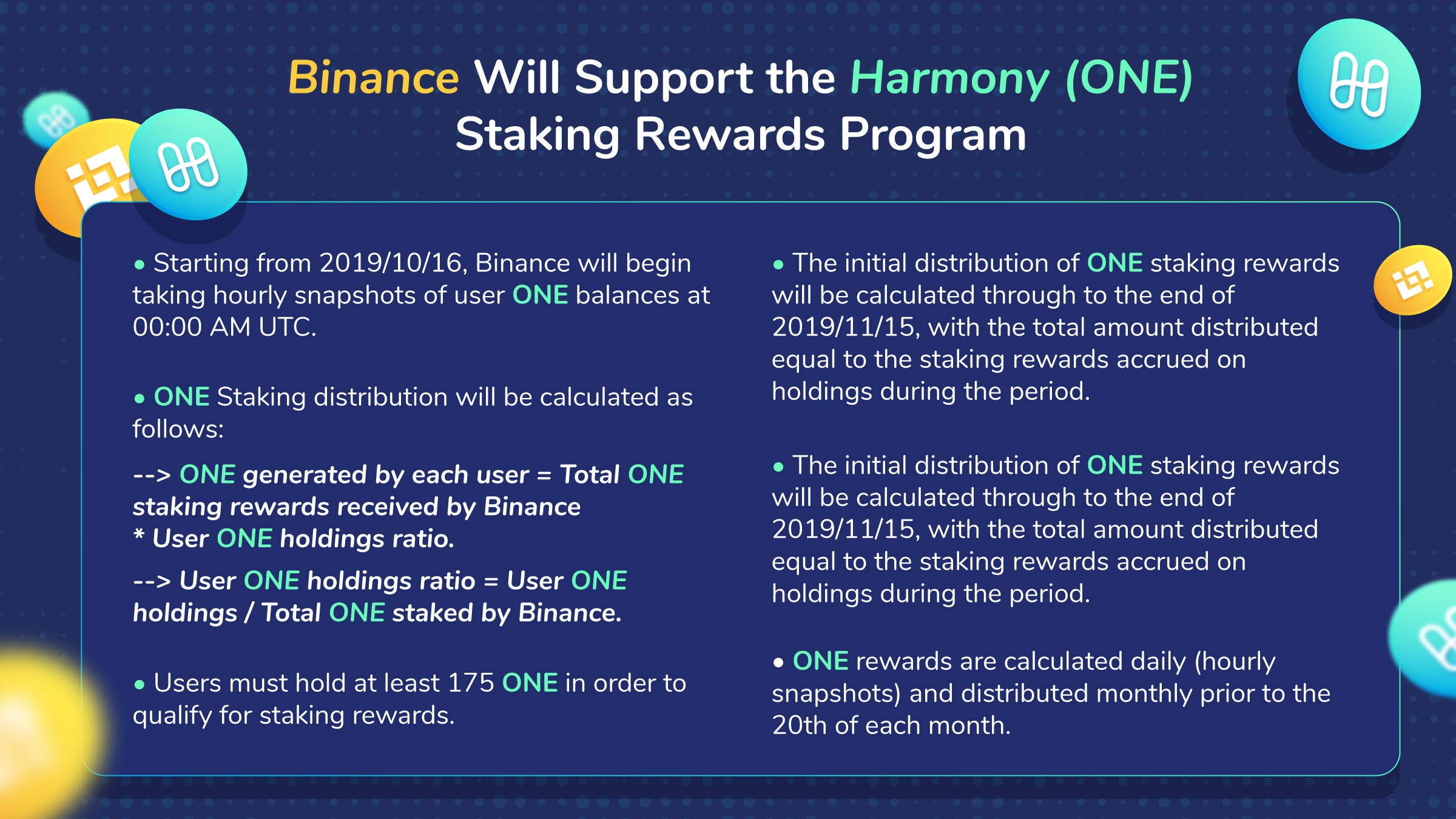 Binance adds staking support for Harmony | by Nikolaos ...
