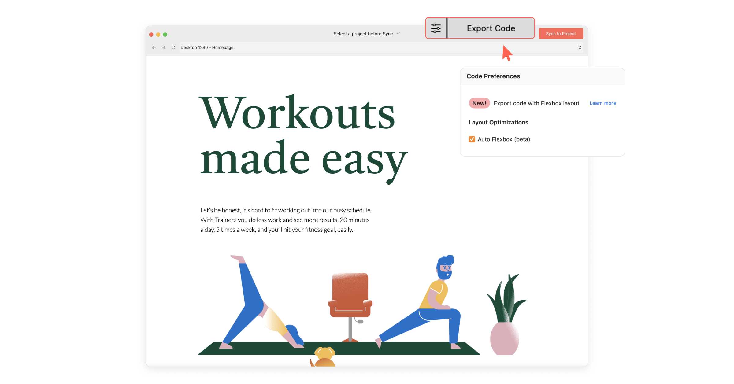 How To Export Sketch To Html Automatically Generate Html From A By Anima App Anima App