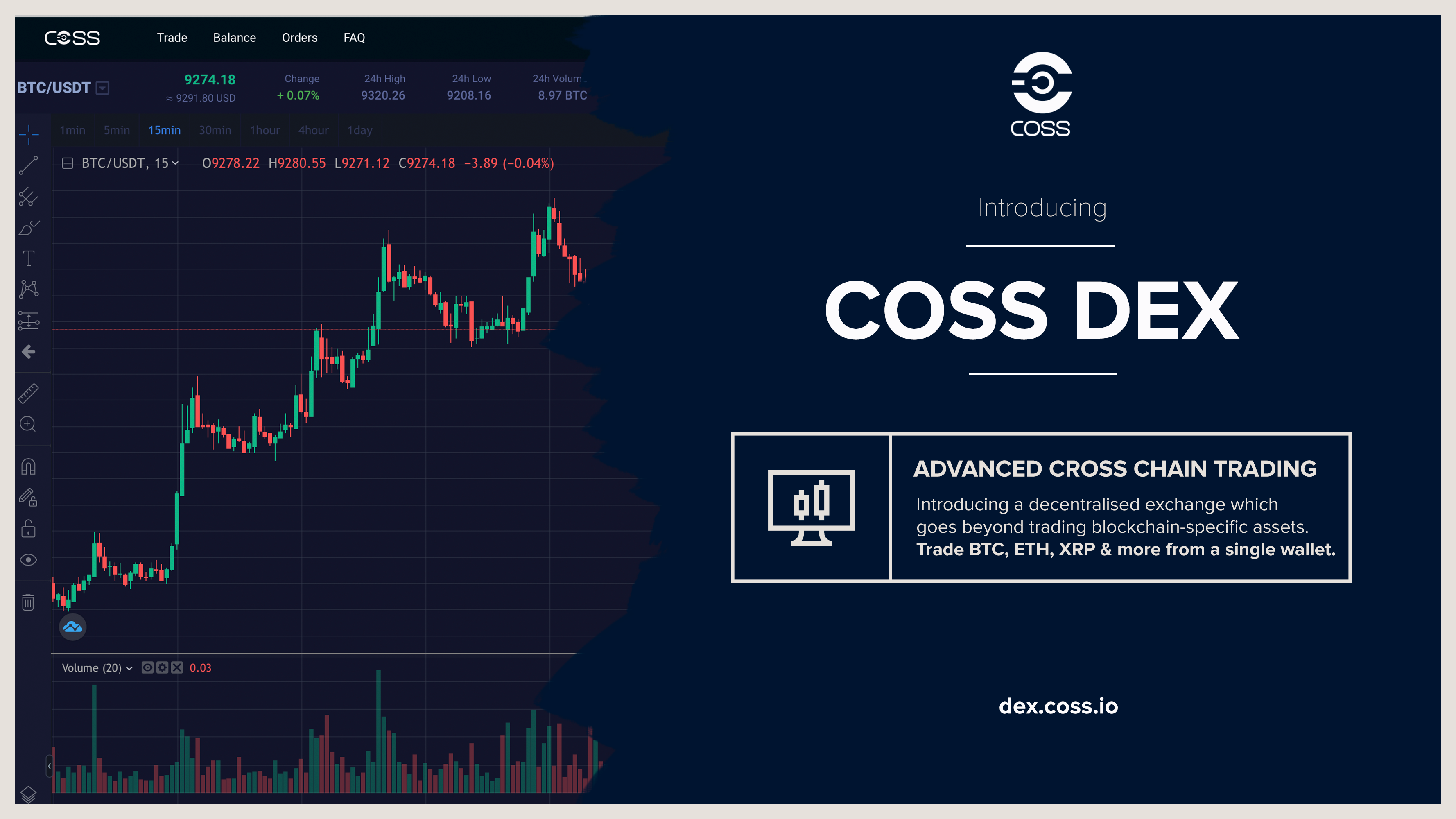 Introducing COSS DEX. COSS DEX will provide cross-chain ...