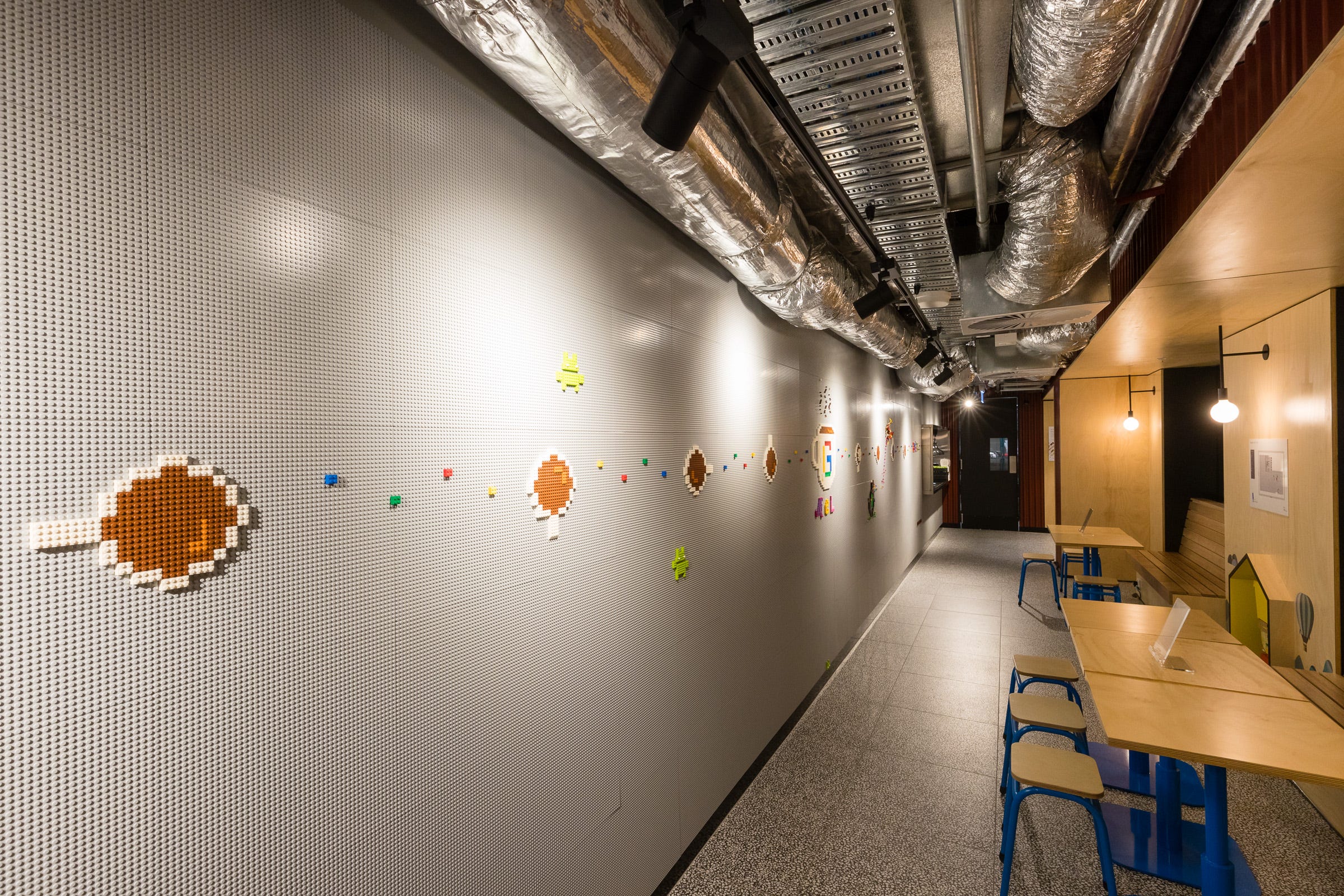 How I Created A Lego Mural for Google Muzli Design Inspiration