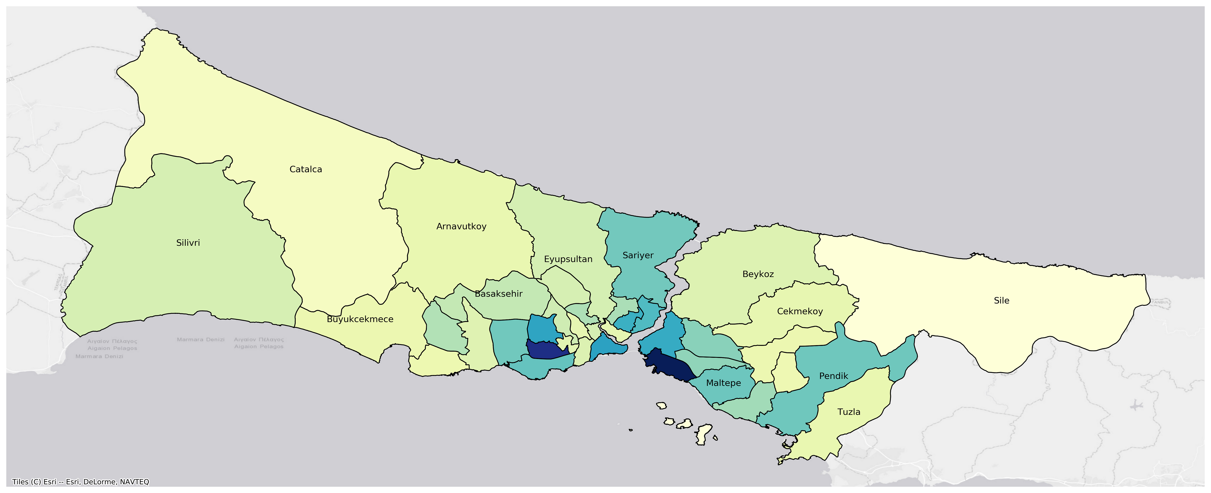 An Exercise In Open Data Mapping Istanbul S Health Services By Eren Janberk Genc Towards Data Science