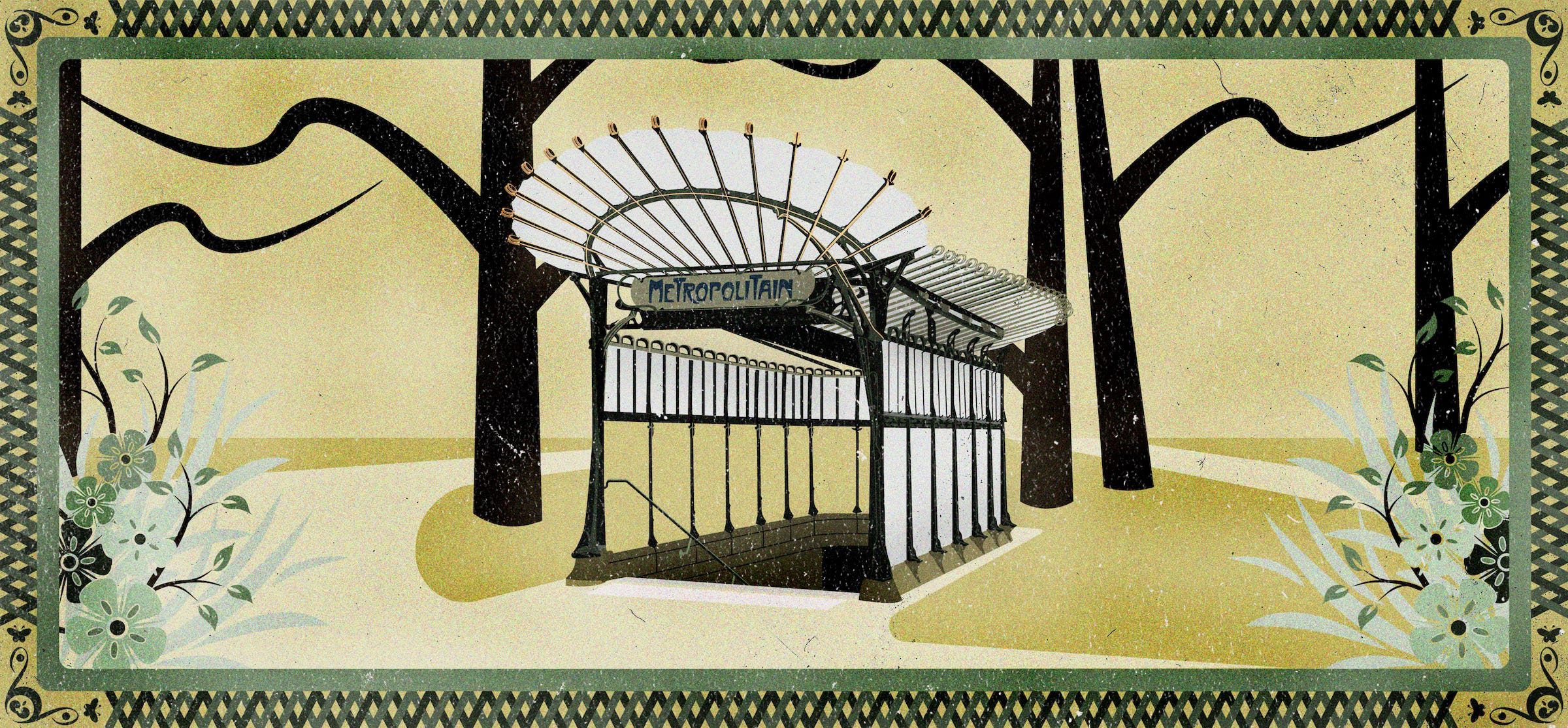 Entrance to Metro — Porte Dalphine