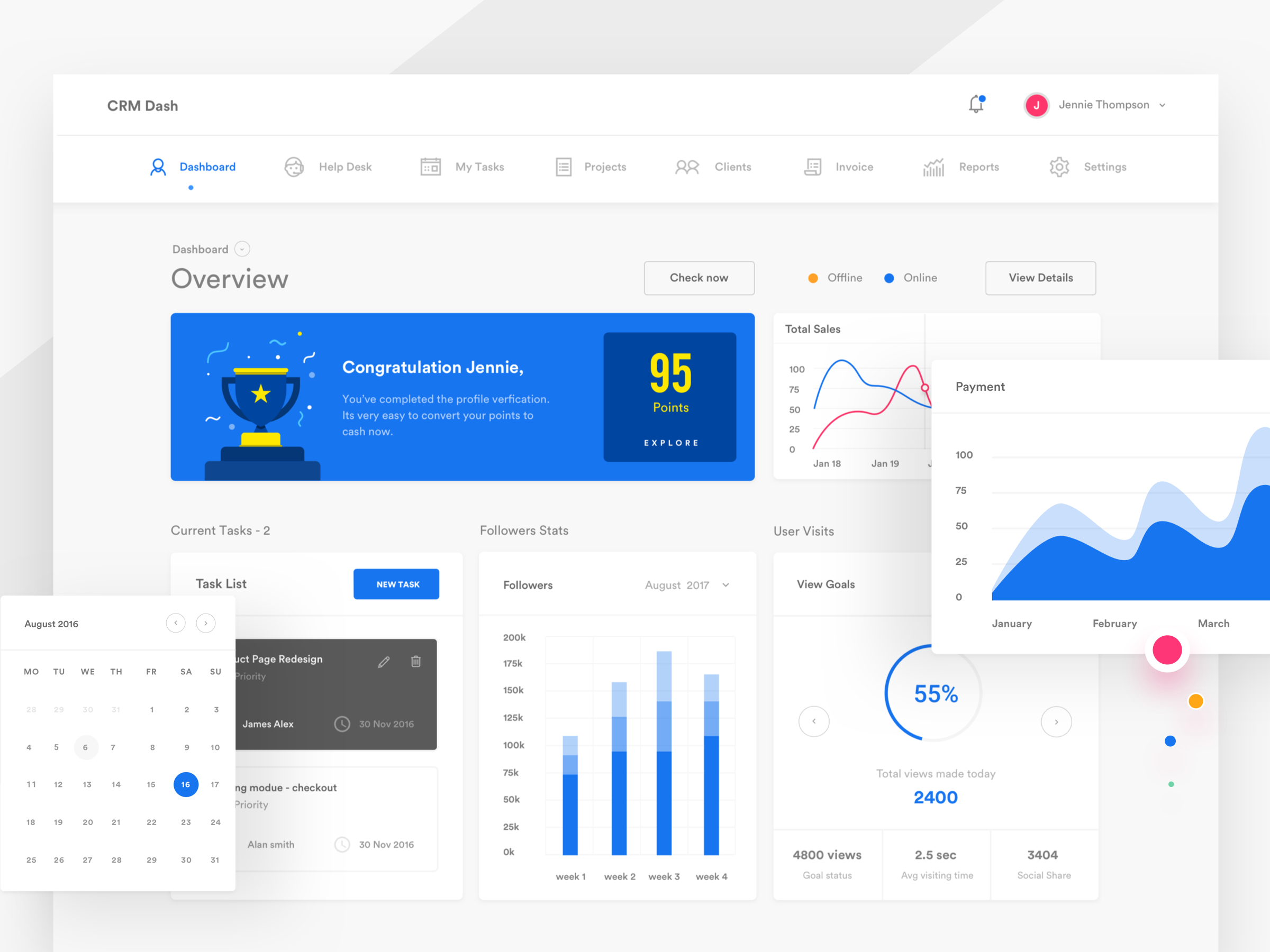 Top 10 Dashboards UX/UI. Best pics by Movade.pics & UX Studio… | by Mariusz  Muraszko | Movade Product Design Studio | Medium