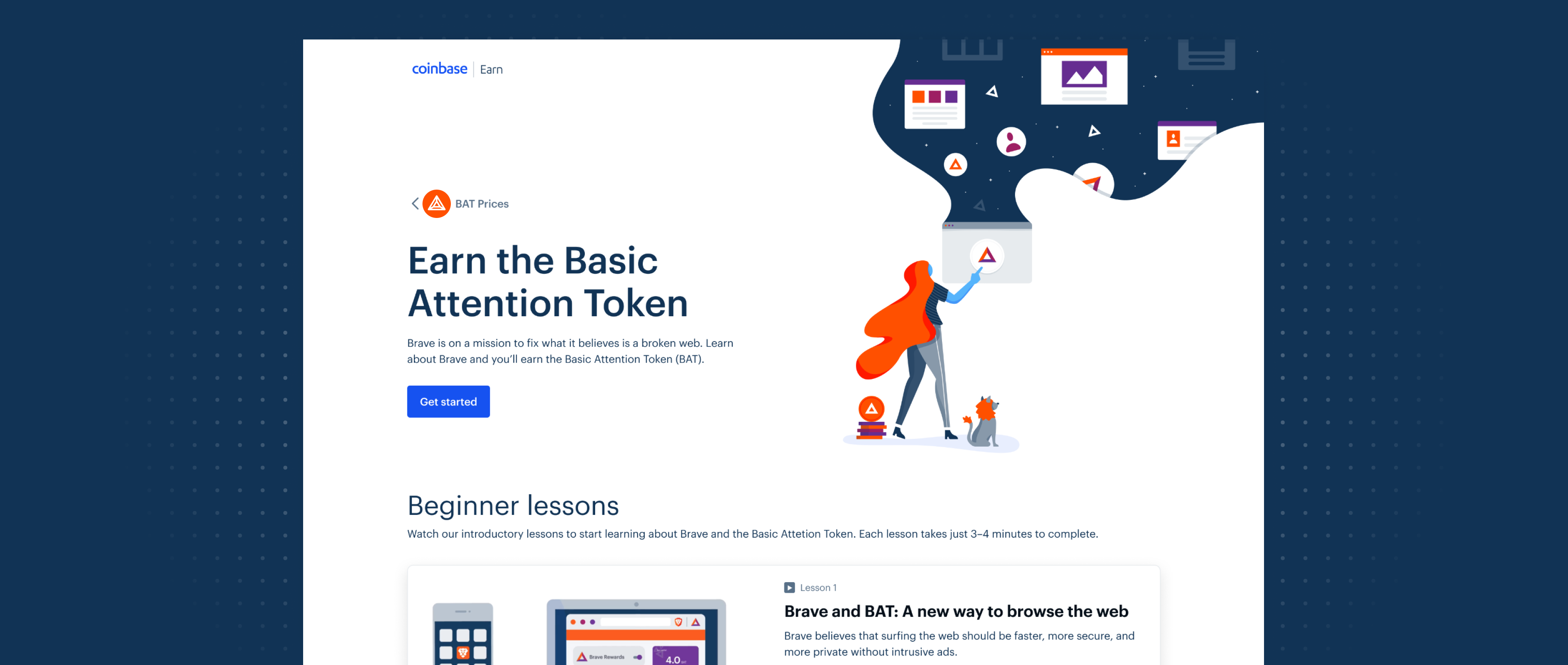 Earn Bat While Trying Out The Blockchai!   n Friendly Brave Browser - 