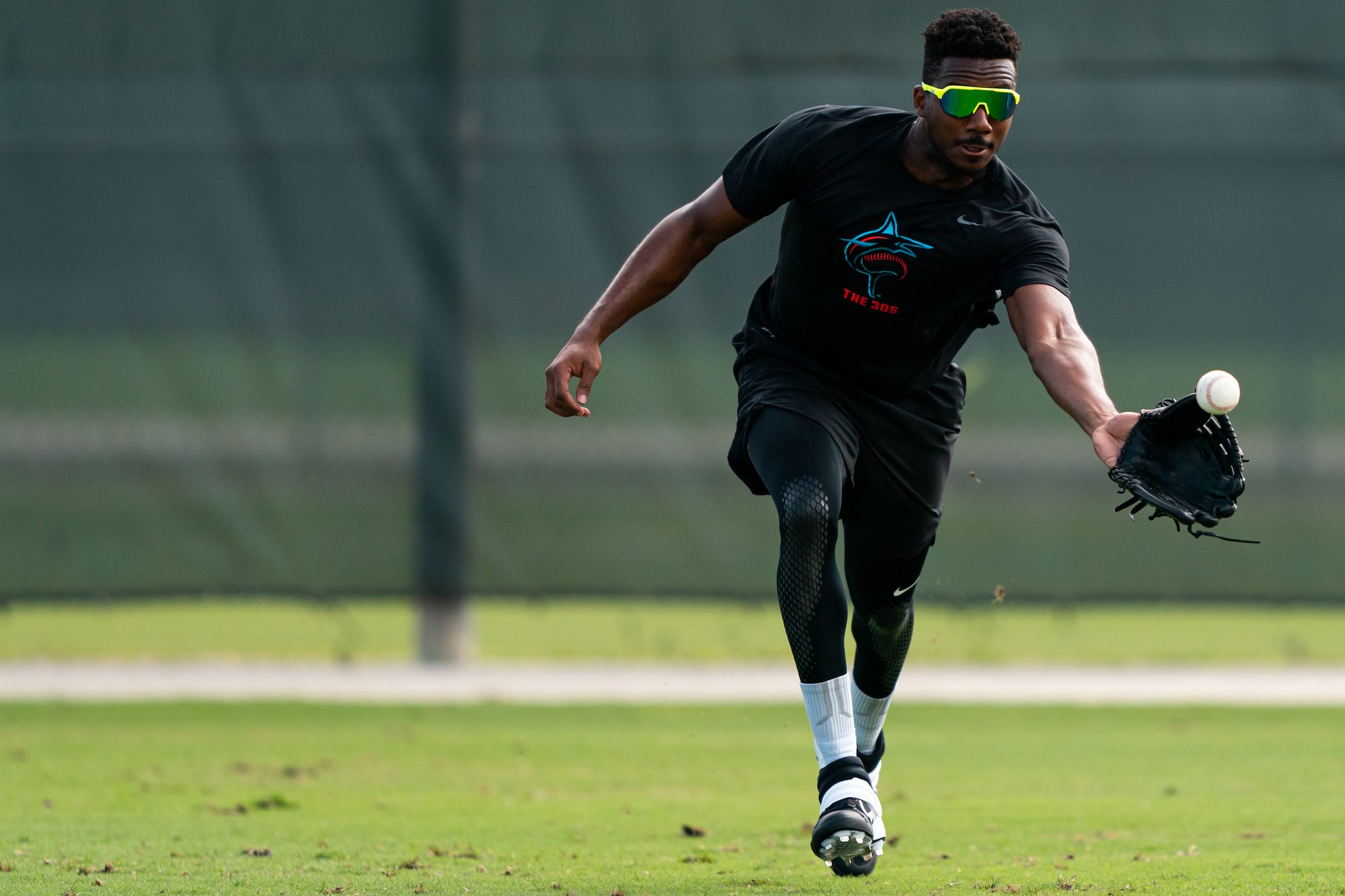 Top Photos Lewis Brinson. Presented by DEX Imaging by Miami Marlins