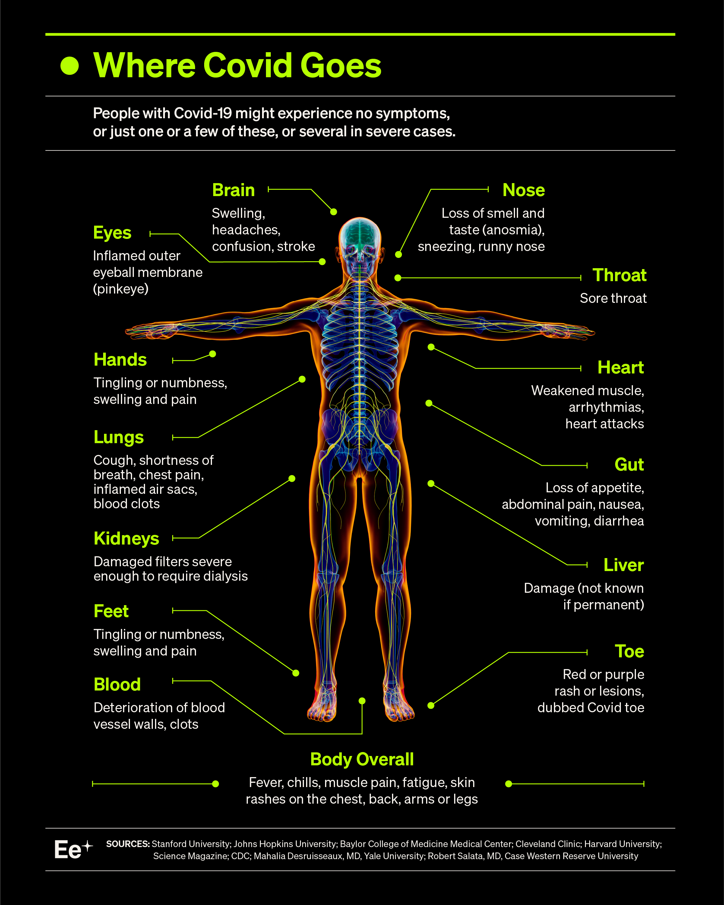 Every Coronavirus Symptom We Know A Visual Guide Elemental