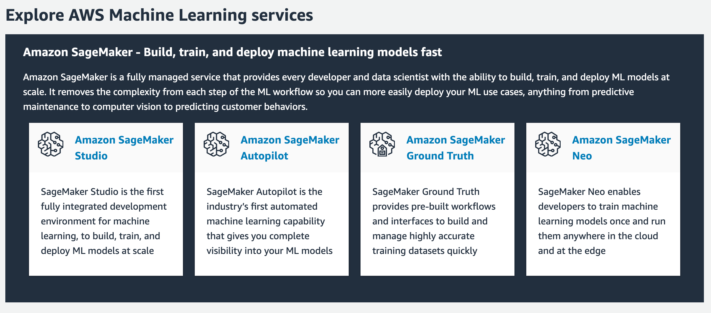 amazon internal machine learning training