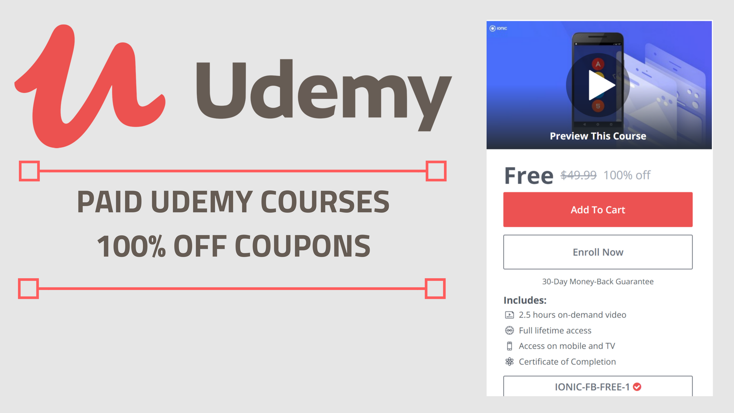 how to get udemy paid courses for free