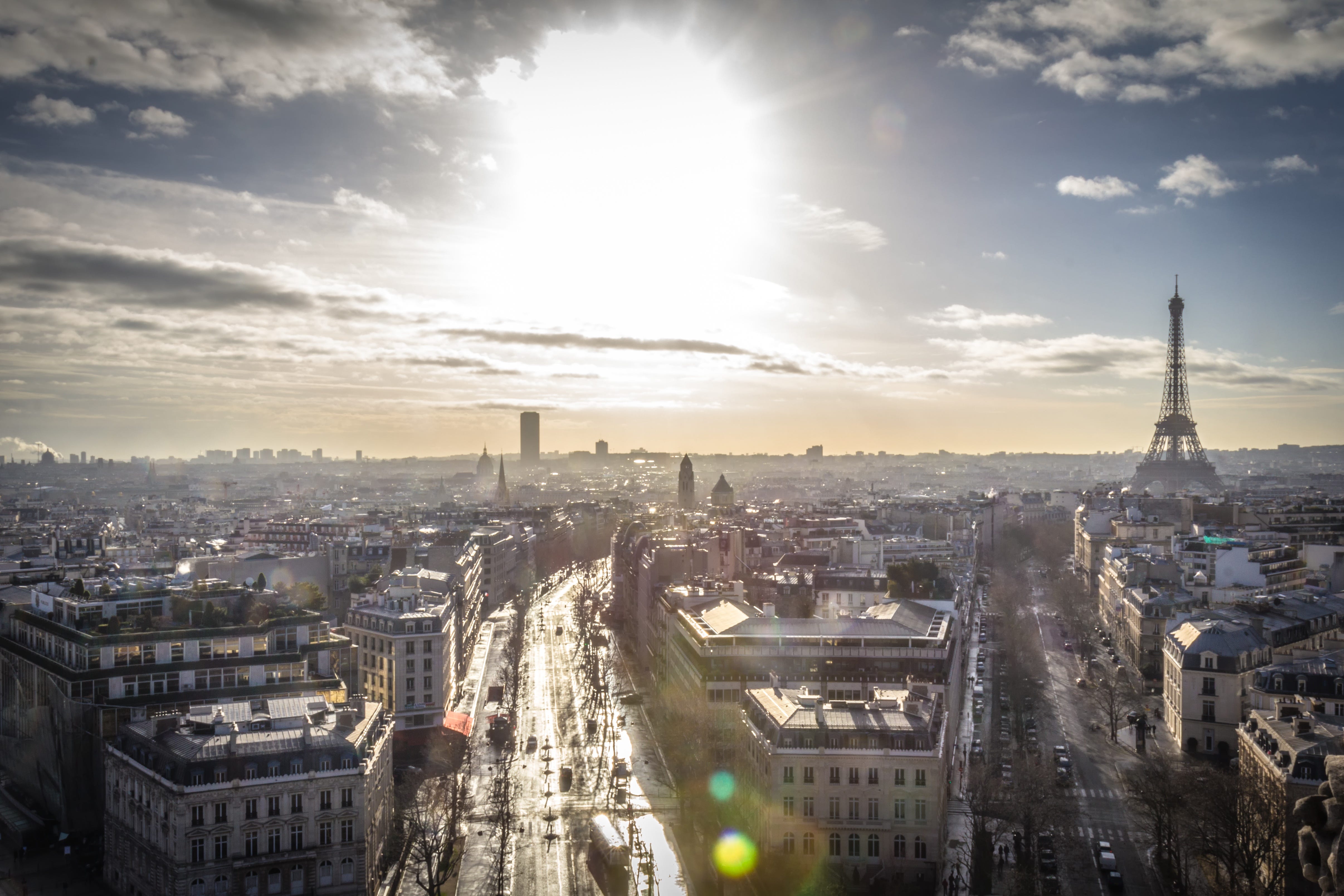 View from Arc De Triomphe