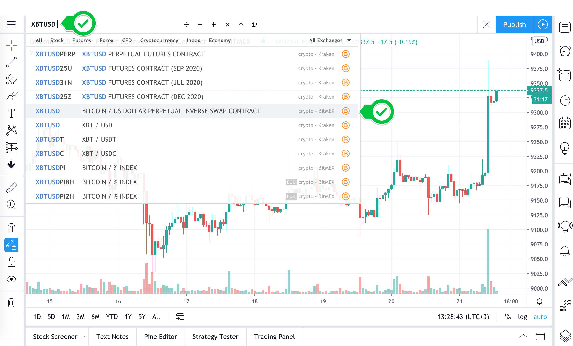 cryptocurrency bot track price percent change