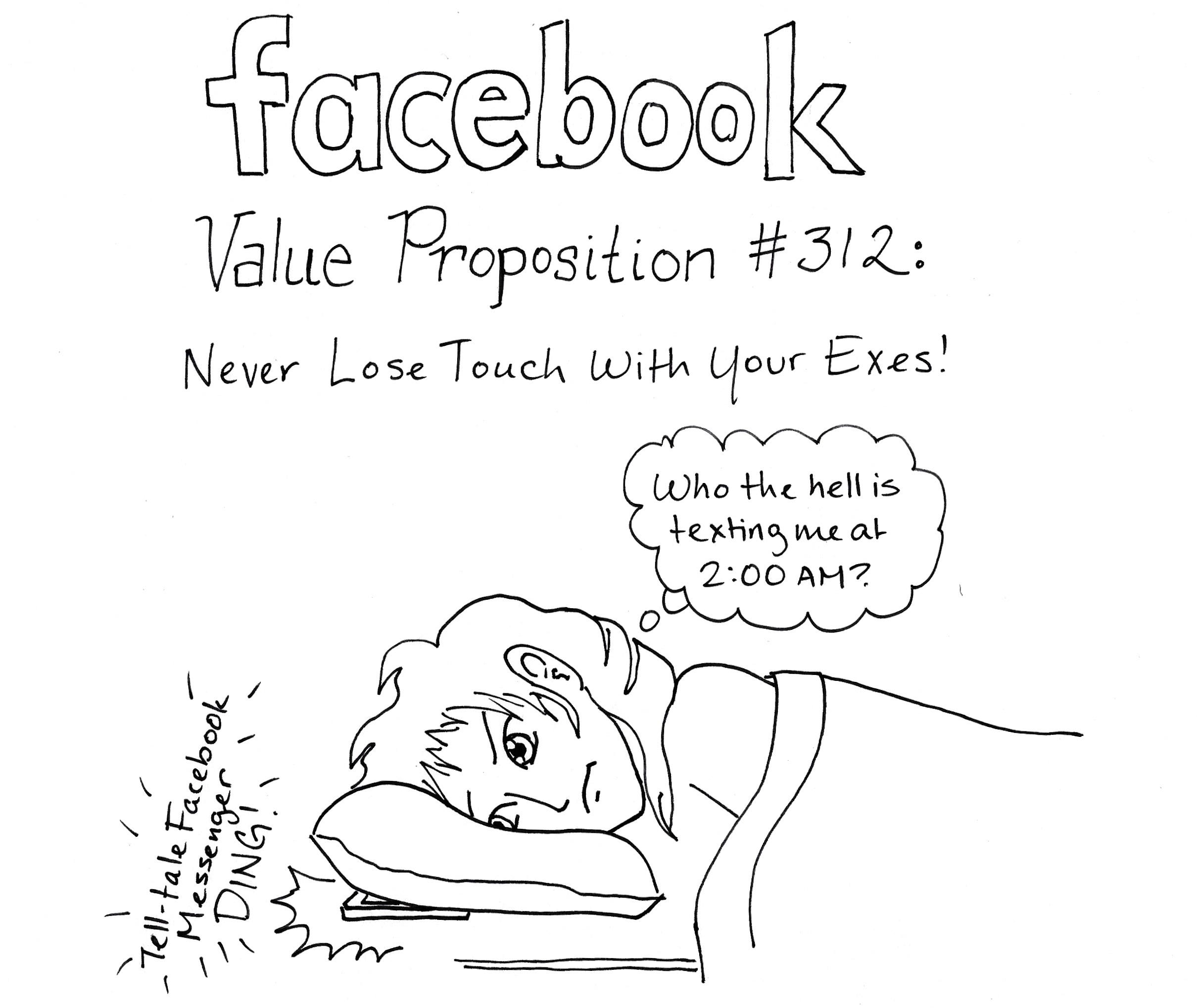 Facebook “Value Proposition” 312 by Kiki Schirr Tech Doodles Medium