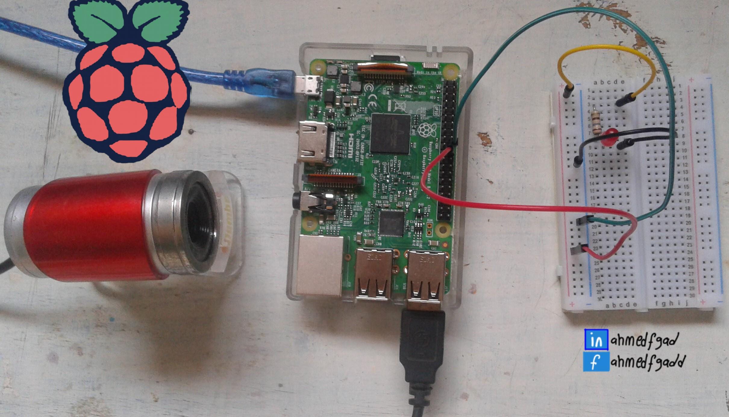 webcam raspberry pi surveillance