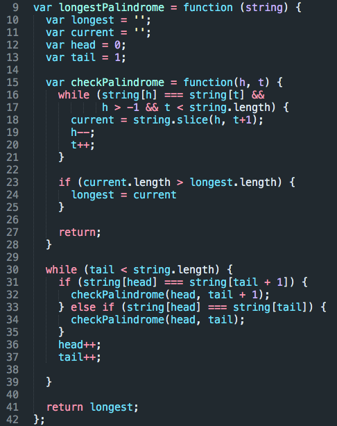Programming Interview/Toy Problem: Longest Palindrome | by Kate Stamas ...