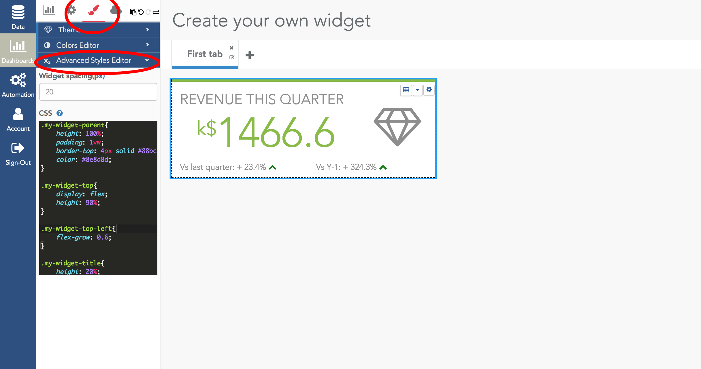 How to create your own dynamic widget in your dashboards by Adrien