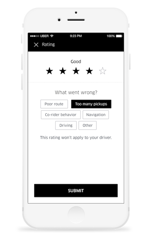 The importance of User Feedback. While booking a ride with Uber very… | by Vasudha Mamtani | UX Collective