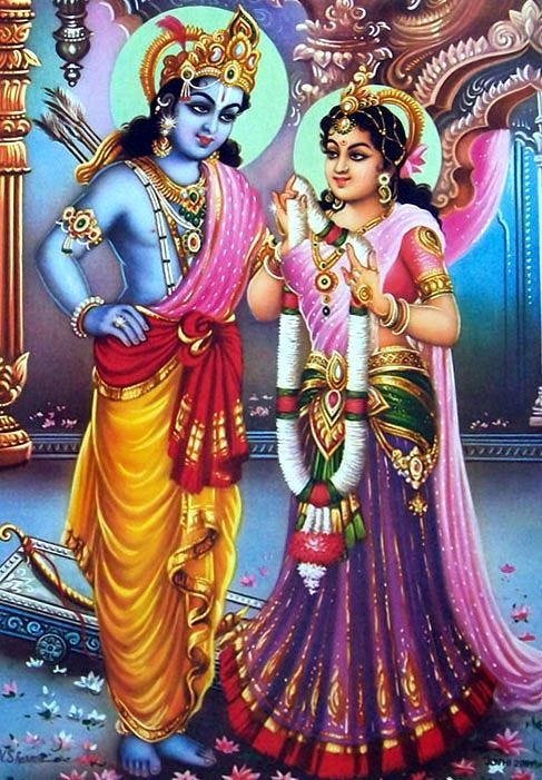 Valmiki Ramayana — Is Sita Devi elder to Lord Sri Rama? | by RAJ PYDA |  Medium