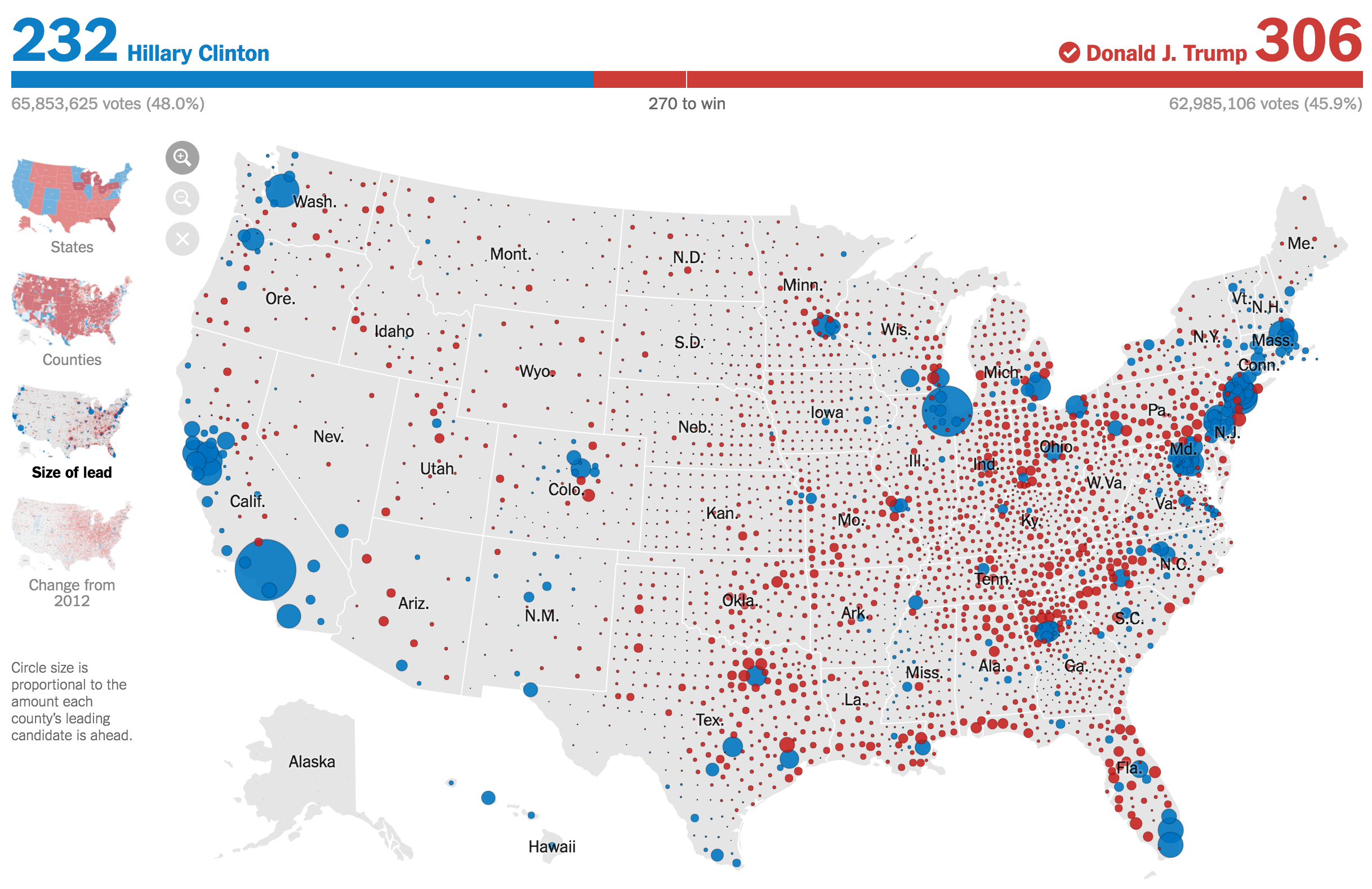 Trump Should Ignore This County Choropleth Map When Showing Election Results By Thomas De Beus Colourful Facts Medium