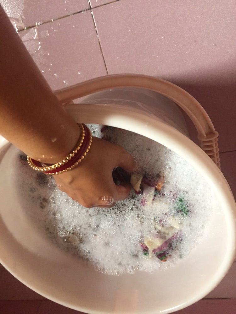 I Literally Just Washed Dirty Linen In Public by Tooth Truth Roopa