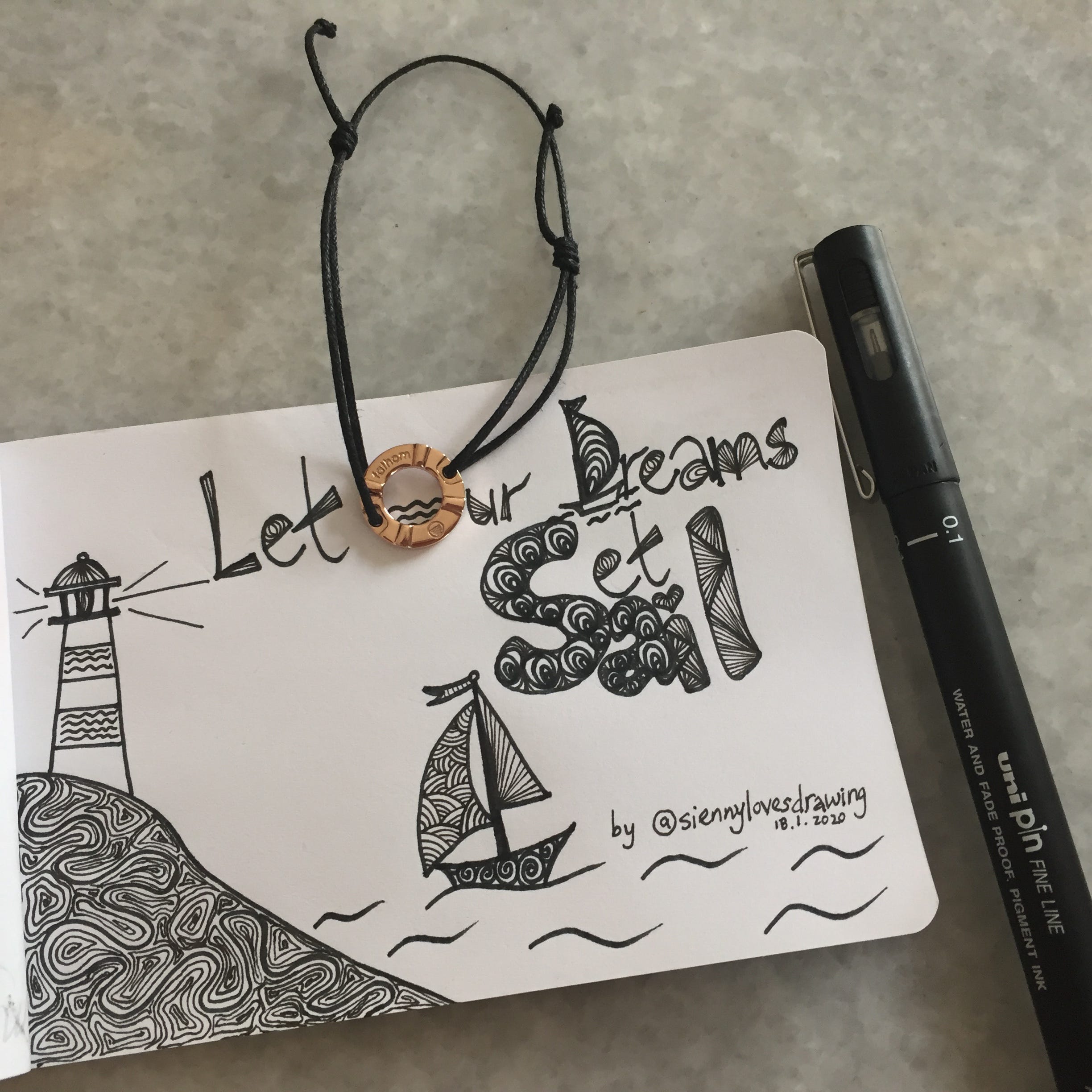 Fathom Bracelets ~ Minimalist Nautical Bracelets | by SiennyLovesDrawing |  Medium